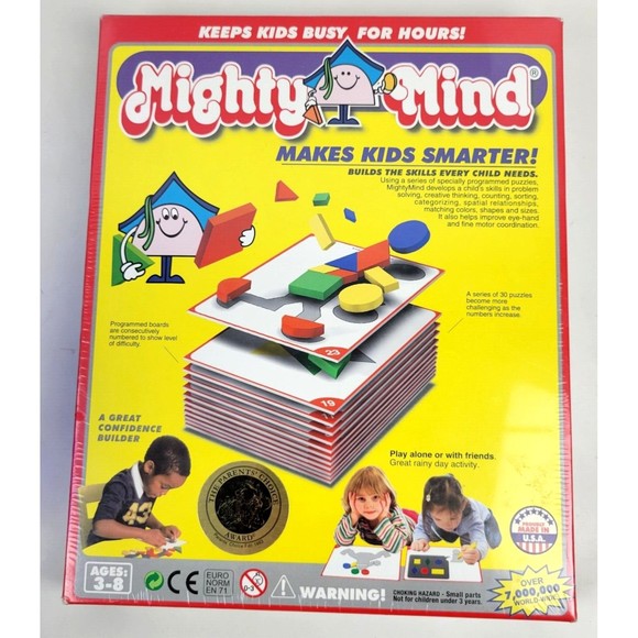 Mighty Mind Puzzle Building Skills Game Makes Kids Smarter Award Winning NEW - Picture 6 of 12